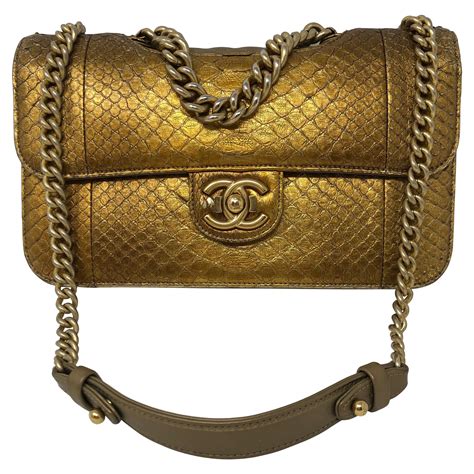 chanel python flap bag 2017|chanel's purse.